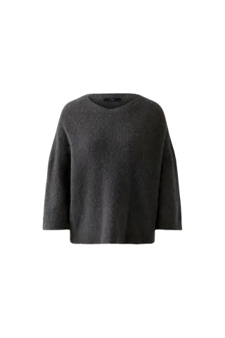 Oui - Pullover espresso - Gr. - 42