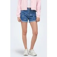 ONLY Jeansshorts ONLVega (1-tlg) Stickerei