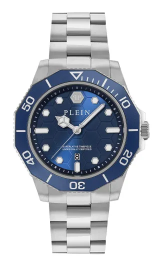Philipp Plein Aquastorm Silber Herren Armbanduhr PW2GA0426