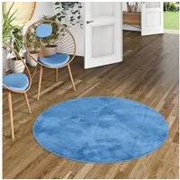 Pergamon Hochflor-Teppich Hochflor Langflor Teppich Super Soft Melia Rund, Rund, Höhe: 20 mm