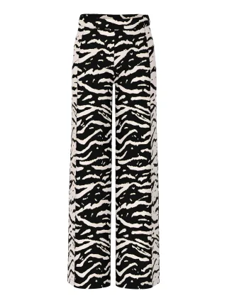 Marc Cain Sports - Hose WELKOM mit Animal Print black - Gr. - 40