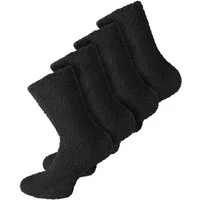 normani Kuschelsocken 4 Paar Kuschel-Socken für Damen und Herren (2 Paar) weicher Gummibund