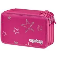 ergobag Federmäppchen Maxi Mäppchen, (41-tlg), mit Stiften befüllt
