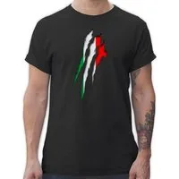 Shirtracer T-Shirt Italien Krallenspuren Länder Wappen