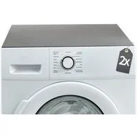 Tabletop Antirutschmatte Waschmaschinen-Auflagen 2er grau rutschfest, waschbar, 2-St., Textil-Finish Gummi-Matte als Trockner Waschmaschinen-Unterlage