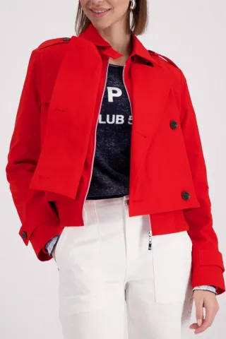 monari - Kurzer Trenchcoat chilli pepper - Gr. - 42