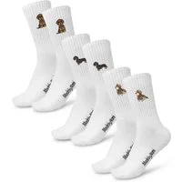 Made by Nami Socken 3 Paar Lustige Socken Damen & Herren mit Motiv im Set (Set, 3 Paar) Festival Accessoires, Motiv Dackel