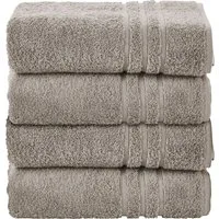 done.® Handtuch Set Daily Uni, Walkfrottier (Set, 4-St), Uni Farben, saugfähiges Walkfrottier