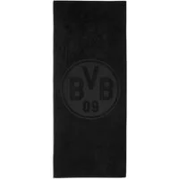 BVB Badetuch BVB Badetuch schwarz 70 x 180 cm, Baumwolle (Packung, 1-St), Schlicht und exklusiv