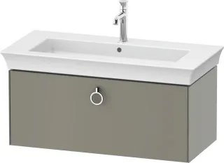 Duravit White Tulip Waschtischunterbau wandhängend Stein Grau Seidenmatt 984x458x410 mm - WT42520929 WT4252092920010
