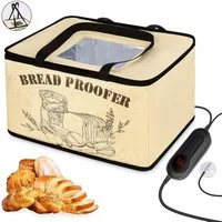 VIVIHEYDAY Gärkorb Brot Gärbox mit Heizung, Faltbare Brot Gärschrank Einstellbare, (Temperatur und Timer, Teiggärbox zum Brotbacken Joghurt), Natto und Handgemachter Seife, 40 * 31 * 25cm