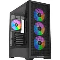 Core 100 ARGB , Tower-Gehäuse schwarz, Tempered Glass