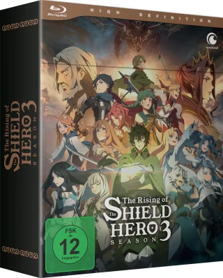 The Rising of the Shield Hero - Staffel 3 - Vol.1 - [Blu-ray] mit Sammelschuber