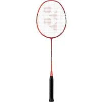 Yonex Badmintonschläger Astrox 01 Ability (kopflastig, sehr flexibel) rot - besaitet, Gewichtsklasse: 4U/G4