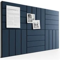 Agger Pinnwand Filz-Pinnwand-Fliesen 30x30cm – Alternative zu Korktafeln – 6er, (6-tlg), Dicke Wandpaneele für die Bürogestaltung