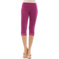 SYS 3/4-Leggings Capri 3/4 Leggings Spitze Leggins hauteng Damen