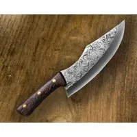 Muxel Asiamesser Kleines Hackmesser mit Hammerschlag – Klein, Kraftvoll, Unverzichtbar, gebogene extra scharfe Klinge