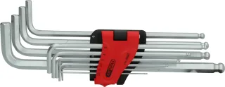 KS Tools Kugelkopf-Innensechskant-Winkelstiftschlüssel-Satz,XL,10-tlg - 151.4940