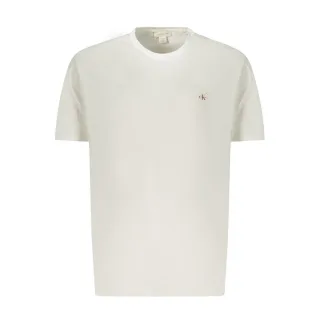 Calvin Klein Weiß Baumwolle Herren T-Shirt