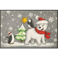 wash+dry by Kleen-Tex Fußmatte Polar Friends, rechteckig, Höhe: 7 mm
