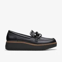Clarks Clarks - Zylah May Black Leather - Schwarz Slipper