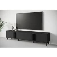 Home affaire Lowboard Helsinki, TV-Kommode Breite 180cm (1 St), modernes Design, 3 Klapptüren