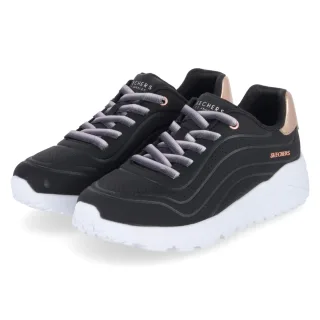 Skechers Sneaker UNO LITE OMBRE WAVE - Gr. 34 - Schwarz - Synthetik