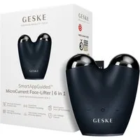 GESKE German Beauty Tech Enhancer SmartAppGuided™ MicroCurrent Face-Lifter 6 in 1, Packung (Gerät & USB-Ladekabel), 2-tlg., Gerät inkl. kostenloser APP (SmartAppGuided Device), Mit der GESKE App erhältst Du deine personalisierte Hautpflegeroutine.