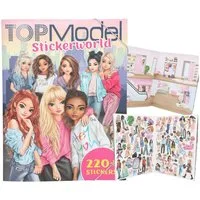 Depesche Spiel TOPModel Stickerworld - 16 Seiten & 220 Sticker