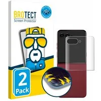 BROTECT Displayschutzfolie Fullscreen Schutzfolie für Motorola Razr 60 Ultra (Hinteres Display), 2 Stück, Displayschutz Folie Fullcover Klar Transparent