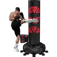 RDX Sports Boxsack RDX Boxsack mit Handschuhen, 6FT Freistehend Kickboxen MMA Fitness
