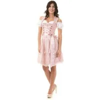 Trachtl Dirndl DIRNDL TRACHTENKLEID DAMEN NICOLE IN ROSA 3.TLG 42