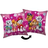 PAW PATROL Dekokissen Paw Patrol Flowers Kissenbezug 40x40 cm – Dekokissenhülle