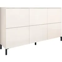 borchardt Möbel Kommode Haama, Sideboard mit Metallfüßen, Push-to-open-Technik, Breite 139 cm, viel Stauraum, verstellbare Böden