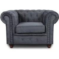 Sofnet Ohrensessel Asti 1, Chesterfield Sessel, Sofagarnitur, Glamour Couch
