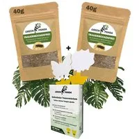 GreenPanda Insektenfalle Umweltfreundlicher Trauermückenschutz - Unter & Über der Erde, 30x Gelbsticker & 2x Trauermücken-Frei