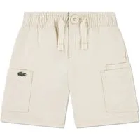 Lacoste Shorts Lacoste Kinder Shorts Ripstop hellbeige Krokodil