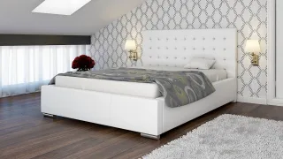 Polsterbett Bett Doppelbett MANILO L 160x200cm inkl.Lattenrost
