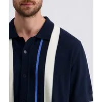Pierre Cardin Poloshirt mit durchgehender Knopfleiste