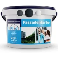 plid Fassadenfarbe Farbe für Fassaden Außen Wetter & UV-beständig / Hochwertig, Schnelltrocknend