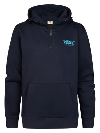 Petrol Industries - Boys Sweater Hooded Zip Royal Navy - Gr. - 152