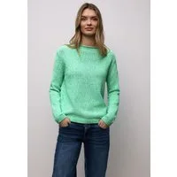 STREET ONE Strickpullover aus reiner Baumwolle