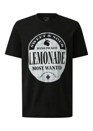 qs - T-Shirt schwarz - Gr. - M