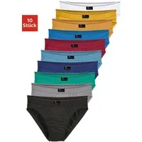 le jogger® Slip Herren Unterhose (Packung, 10-St) nur einfarbig oder in bunter Mixpackung