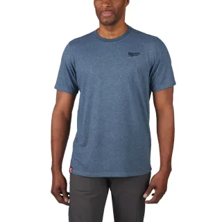 Milwaukee Hybrid-T-Shirt Blau M - 4932492974