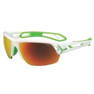 Cébé S Track M Polycarbonat Sonnenbrille Weiß/Grün