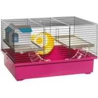KK Kleintierkäfig Mäusekäfig Hamsterkäfig Nagerkäfig 49x32,5x29cm mit Zubehör