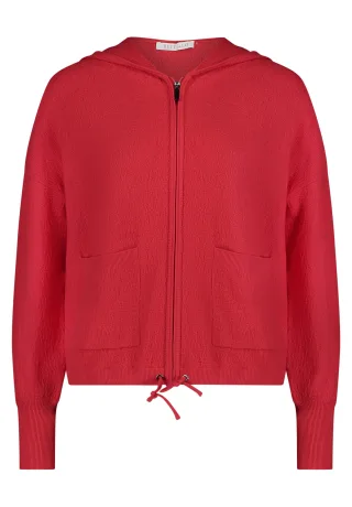 Betty & Co - Strick-Cardigan tulip red - Gr. - 36