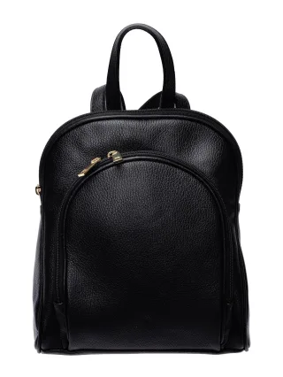 Anna Luchini Schwarz Rindsledertasche