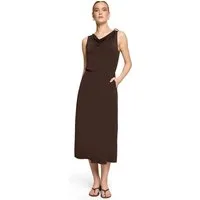 Zero Midikleid Damen mit Schnalle Schnallen